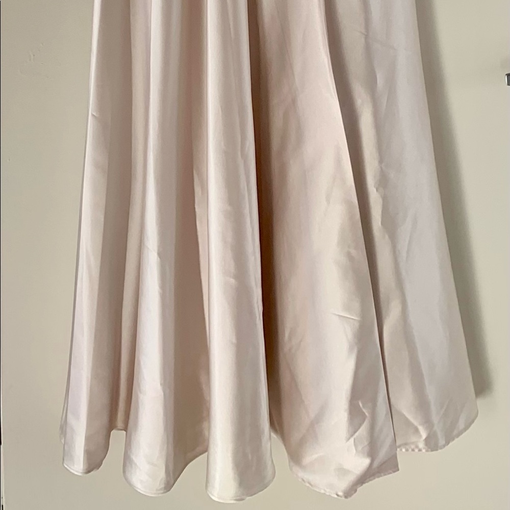 Sequin hearts double strap satin ballgown - Picture 5 of 6